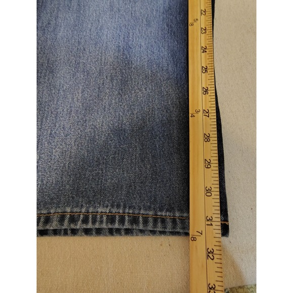 Levi Strauss 550 Jeans Mens Size 40x32 Relaxed Fit Dark Wash Denim Pants OO - Picture 5 of 8